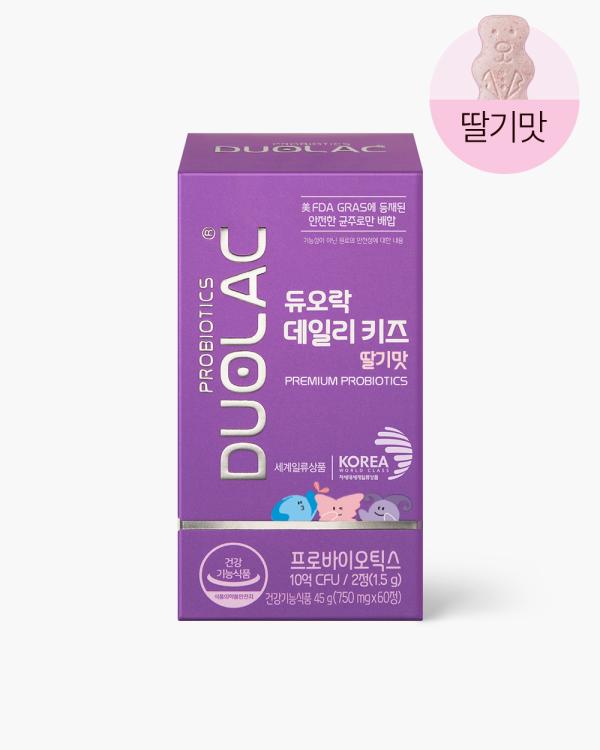 듀오락 데일리키즈 딸기맛 1개 (30일분)