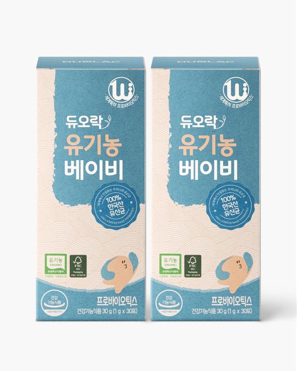 듀오락 유기농 베이비 2개 (60일분)