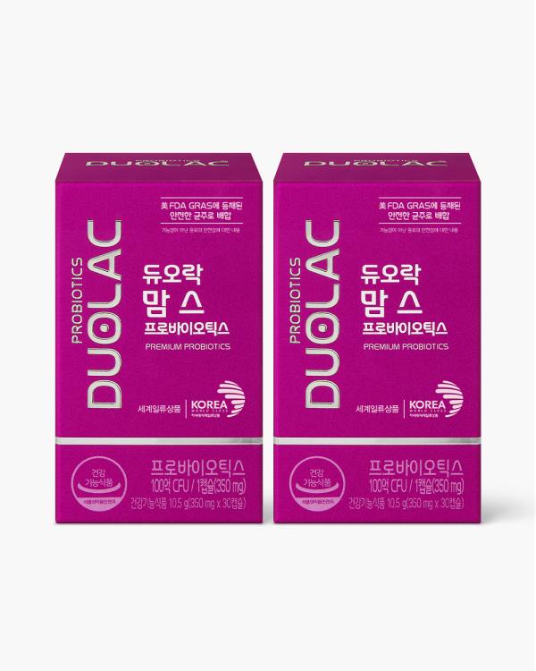 [봄맞이] 임산부유산균 듀오락 맘스 2개 (60일분)