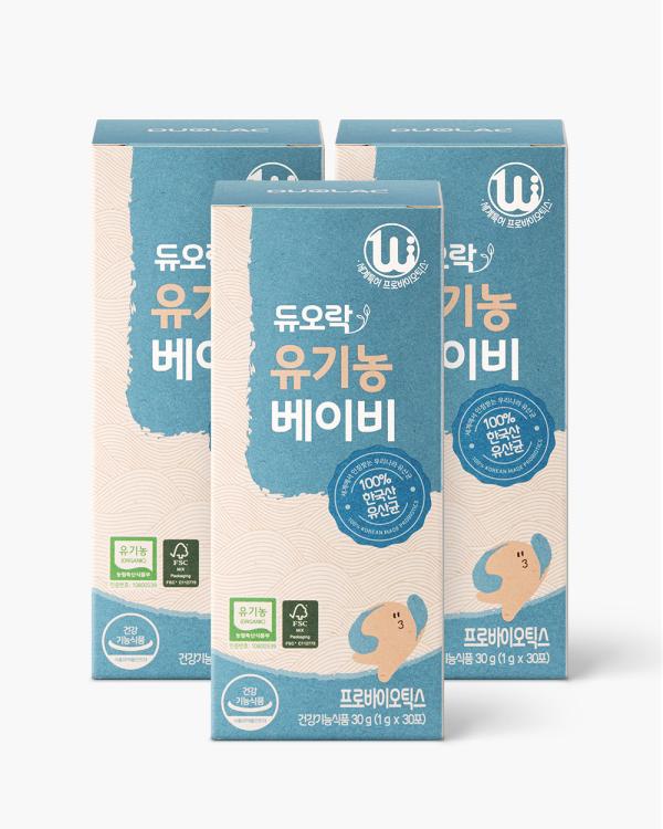 듀오락 유기농 베이비 3개 (90일분)