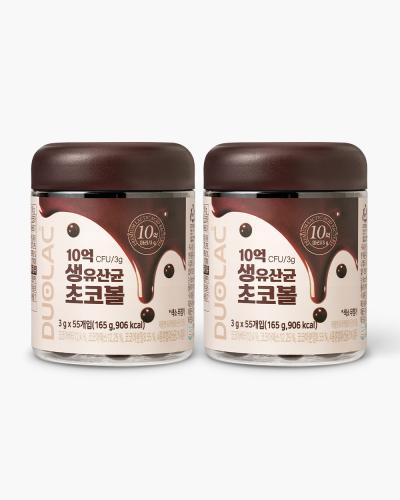 듀오락 생유산균 초코볼 10억 2개 (110알)