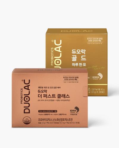 [세트] 듀오락 더 퍼스트 클래스 1개 & 골드 하루 한 포 1개