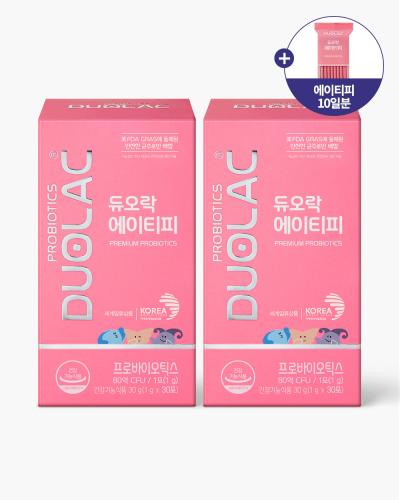 [집중케어] 듀오락 에이티피 2개 (60일분) +10일분 추가증정