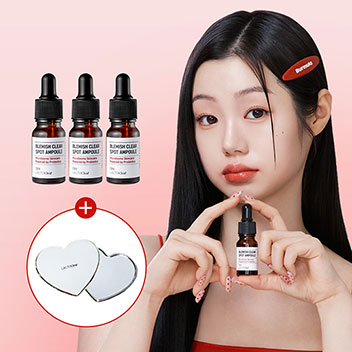 [트러블] 락토클리어 스팟앰플10ml 3개 +하트거울