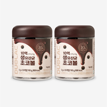 듀오락 생유산균 초코볼 10억 2개 (110알)